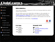 Tablet Screenshot of clubcosmos.net